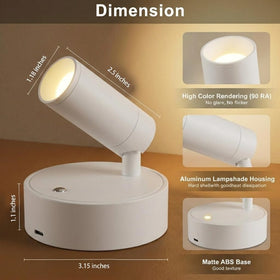 Lsoppn compact art light ideal for paintings, shelves, and display cabinets