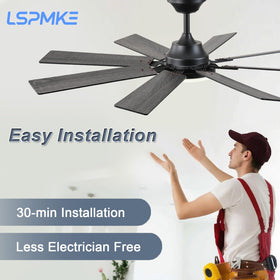 LSPMKE energy-saving DC motor reduces power consumption.