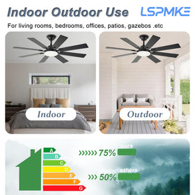 LSPMKE versatile mounting options including flush or angled installation.