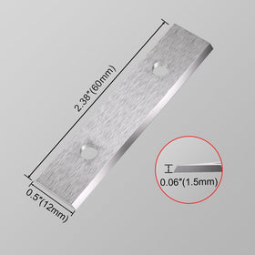 LU&MN carbide blades show a diamond-ground edge for longer life.