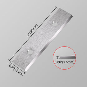 LU&amp;MN reversible carbide blade shown for quick edge changes on a scraper.