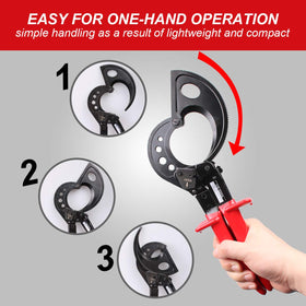 LUBAN anti-slip rubber handguard providing secure grip during cuts