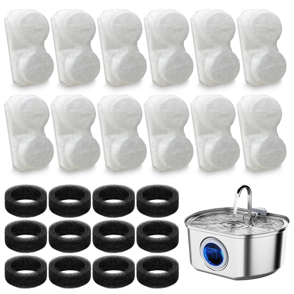 LUBERDUSH neareal-3-2l fountain filters deliver clean water for cats