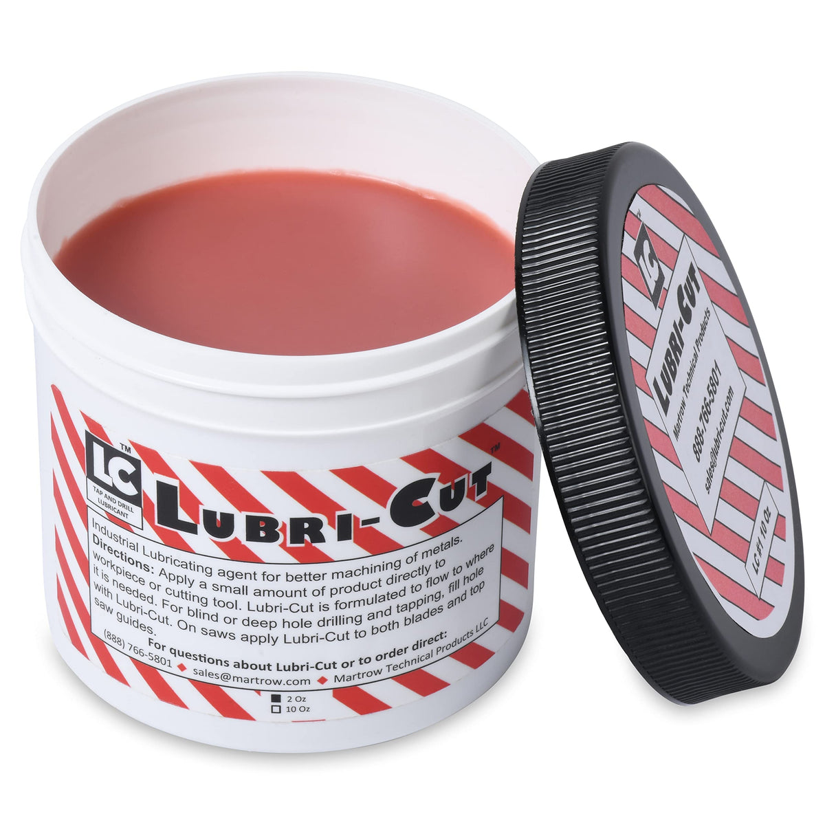 Lubri-Cut cutting paste on drill bit dipping for smoother drilling and extended tool life.