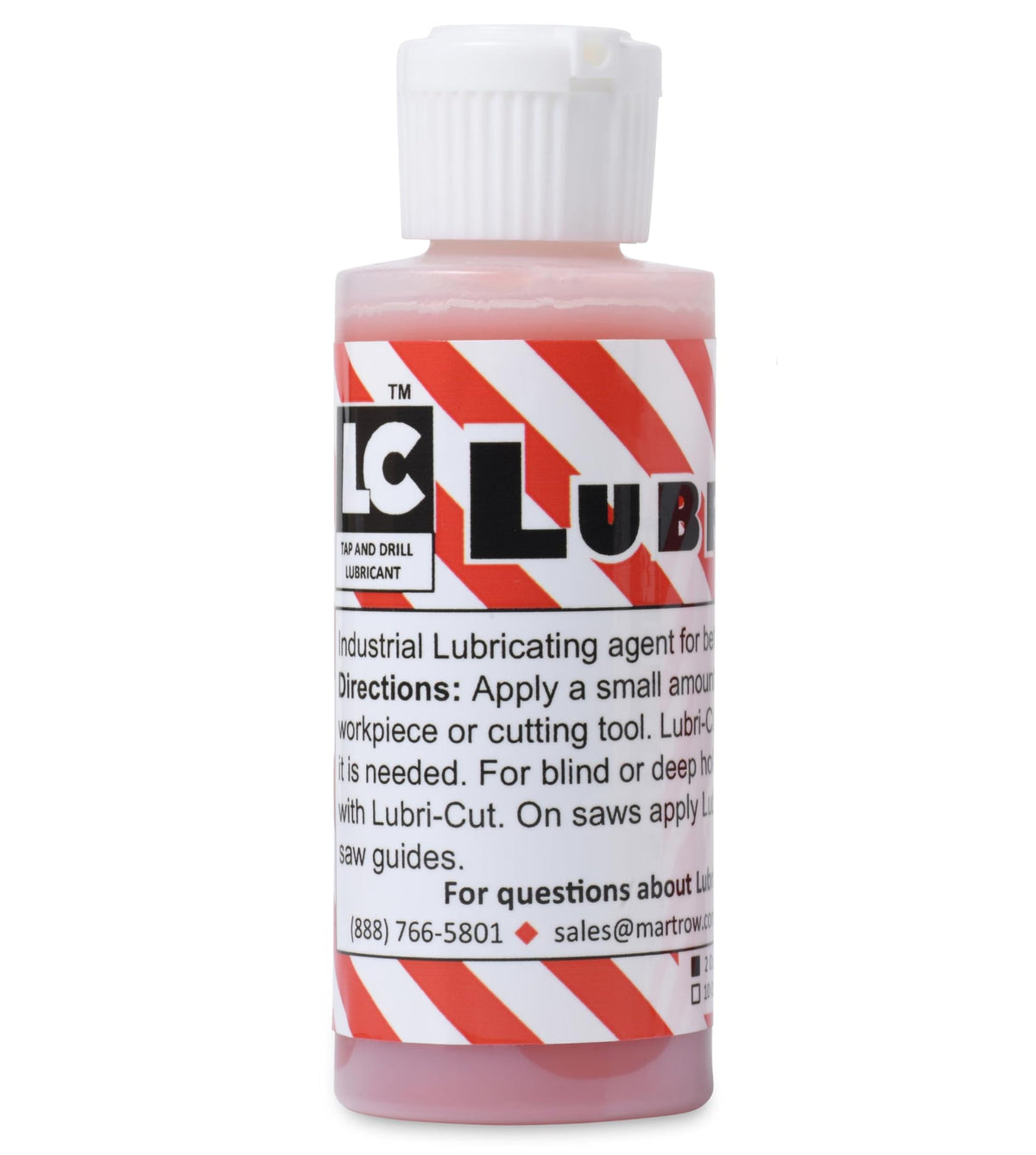 Lubri-Cut gel applied during drilling for smoother cuts and longer tool life.