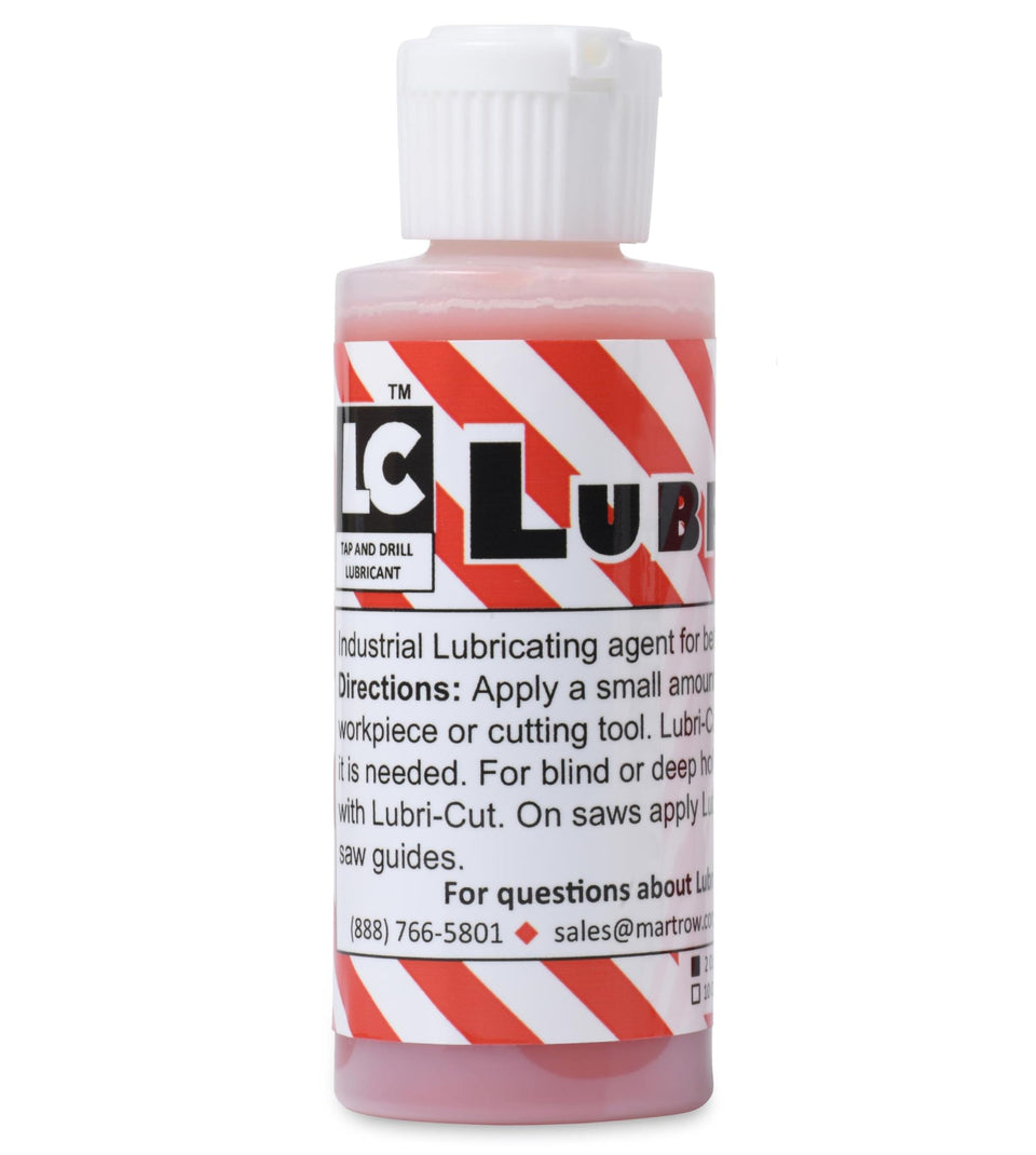 Lubri-Cut gel applied during drilling for smoother cuts and longer tool life.