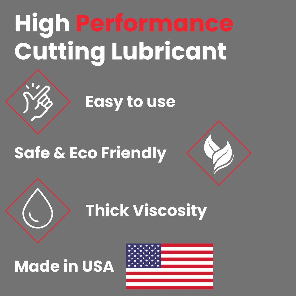 Lubri-Cut gel offers mess-free usage with minimal waste during metalworking.