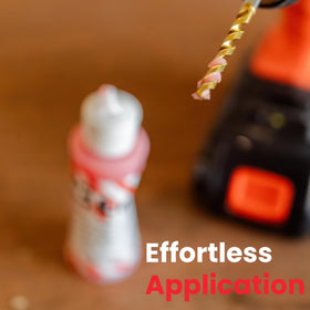 Lubri-Cut gel packaging shows American-made production and low odor for workshops.