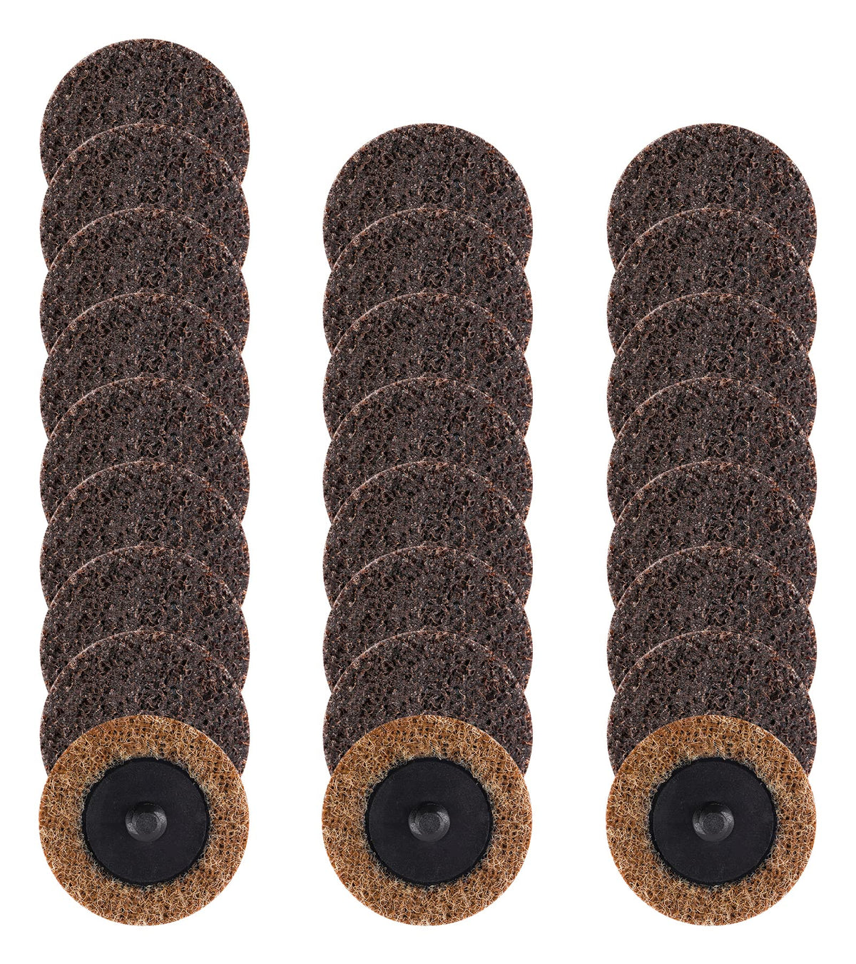 LUCKUT 2-inch nylon surface-conditioning disc (80 grit) for deburring and finishing