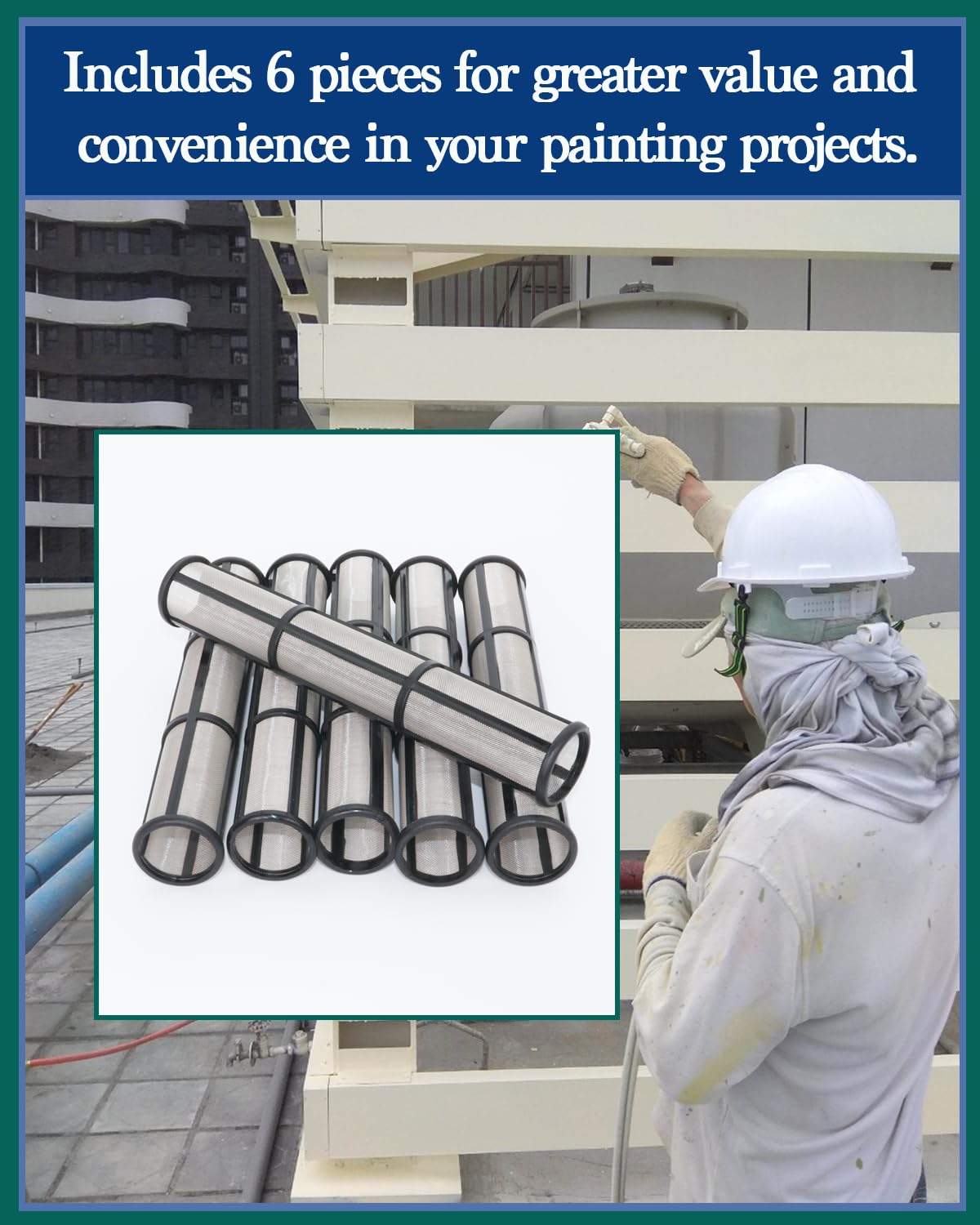 Easy-to-install Luckxuanyuan manifold filter reduces downtime.