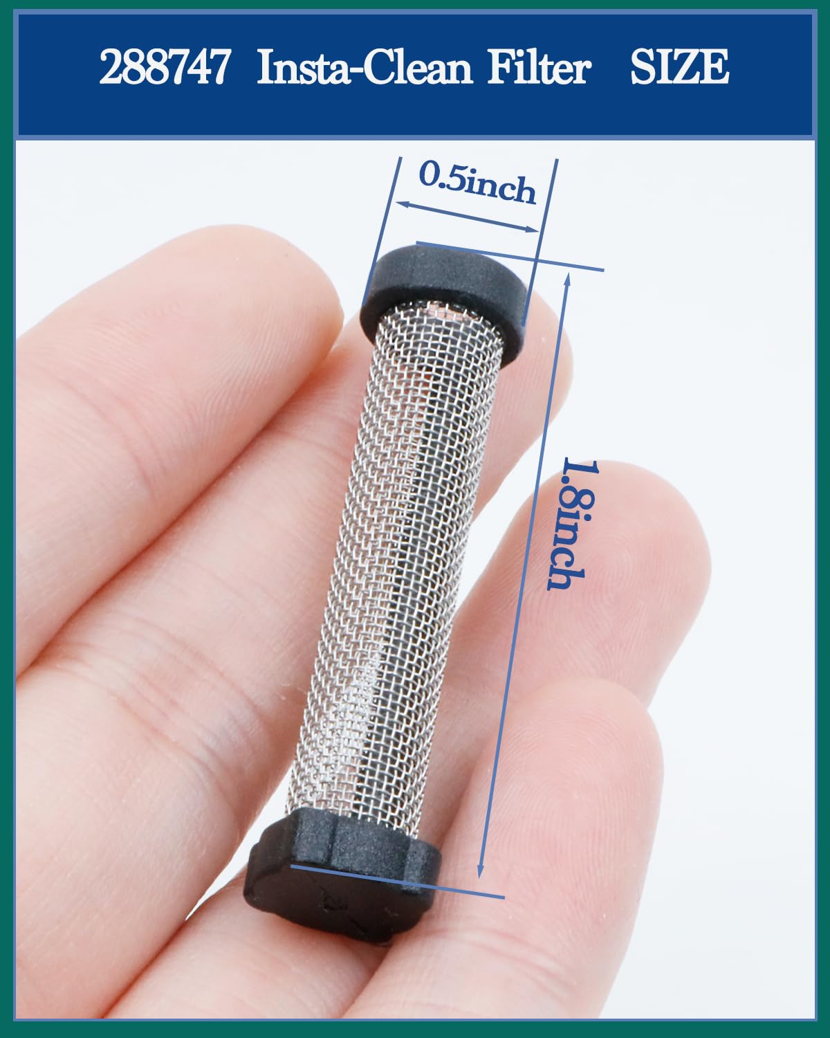 LUCKXUANYUAN 100 mesh gun filter protects spray tips from debris.