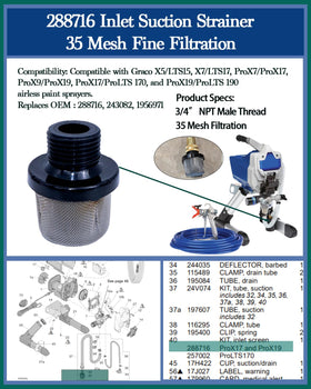LUCKXUANYUAN 60 mesh filter captures impurities for consistent finishes.