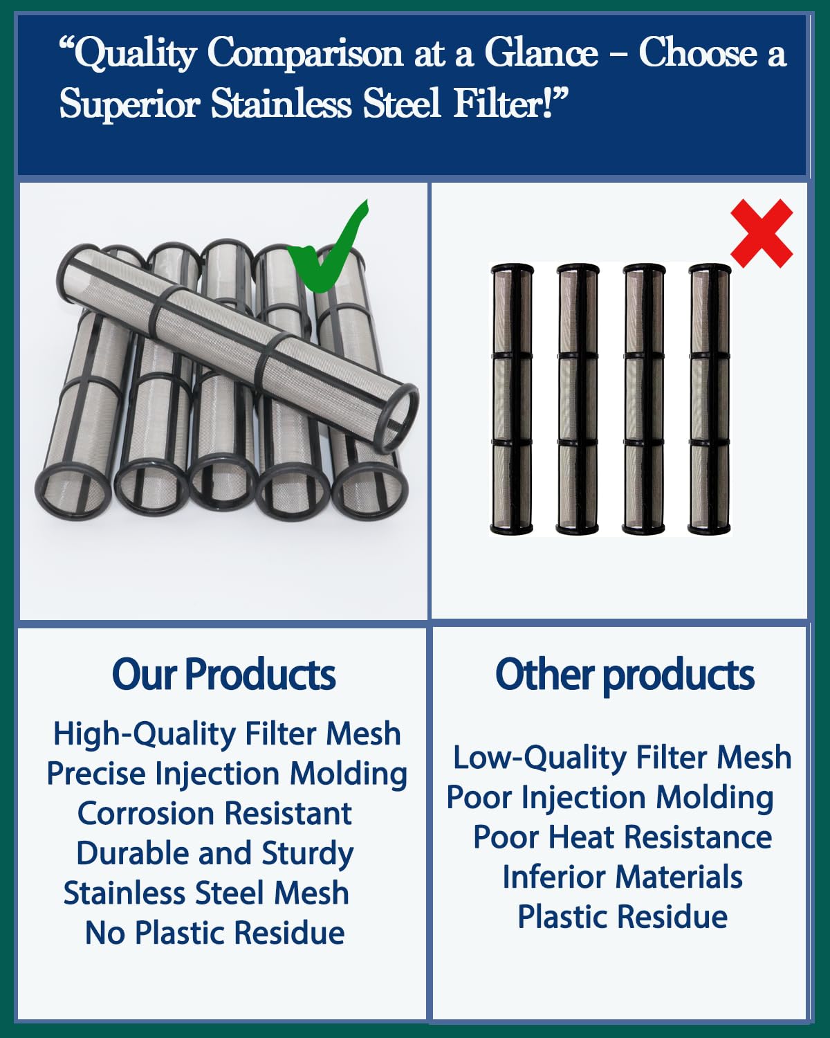 Regular replacement maintains equipment performance and longevity.