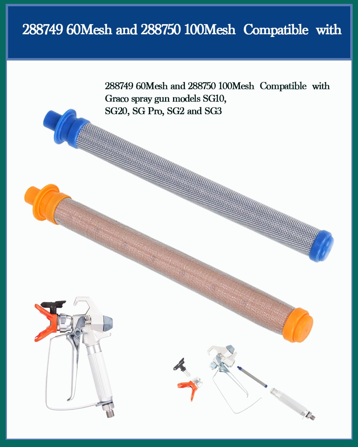LUCKXUANYUAN SG2/SG3 compatibility for versatile spray setups.