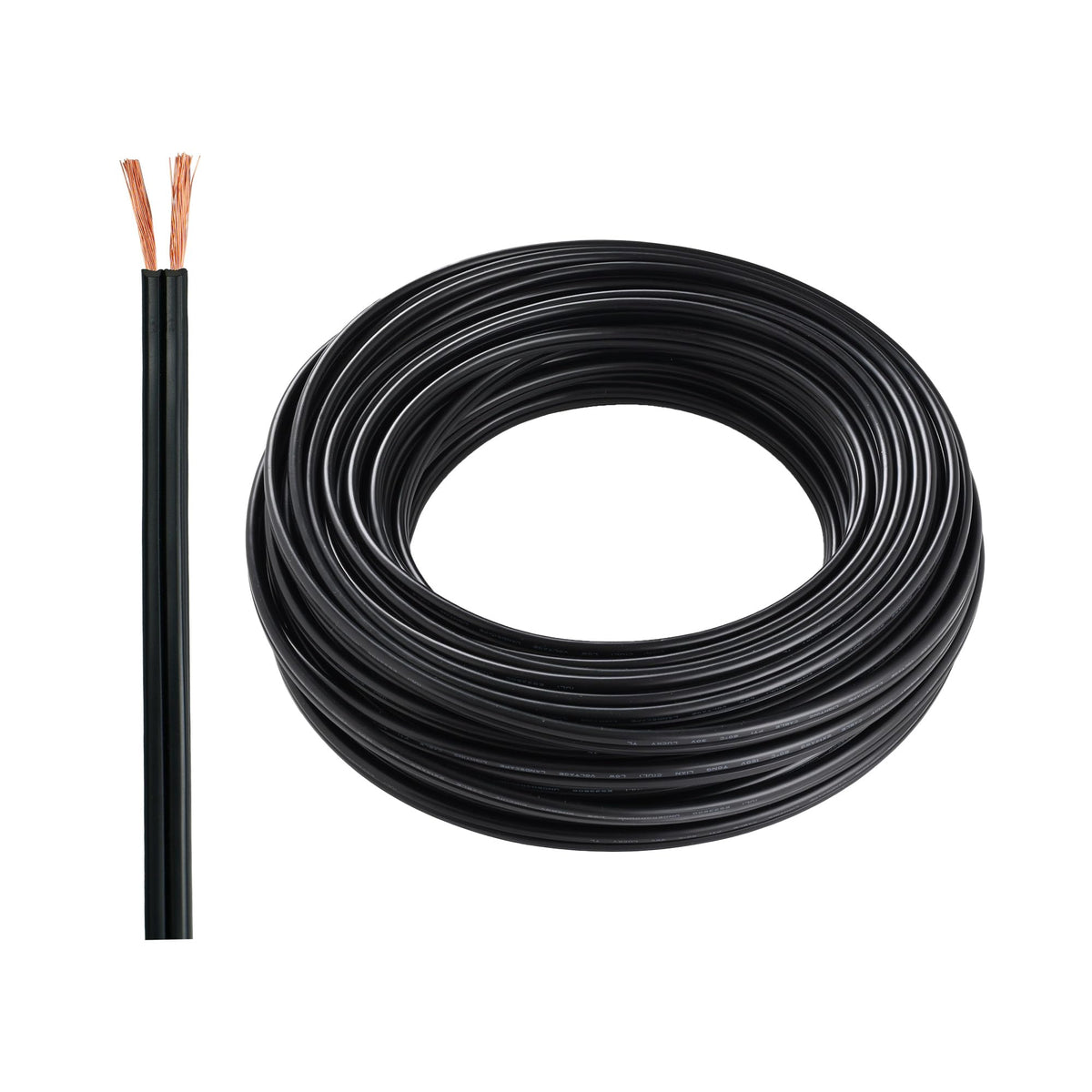 Lucky TL 14/2 low voltage wire coil, 100 ft for outdoor lighting installations.