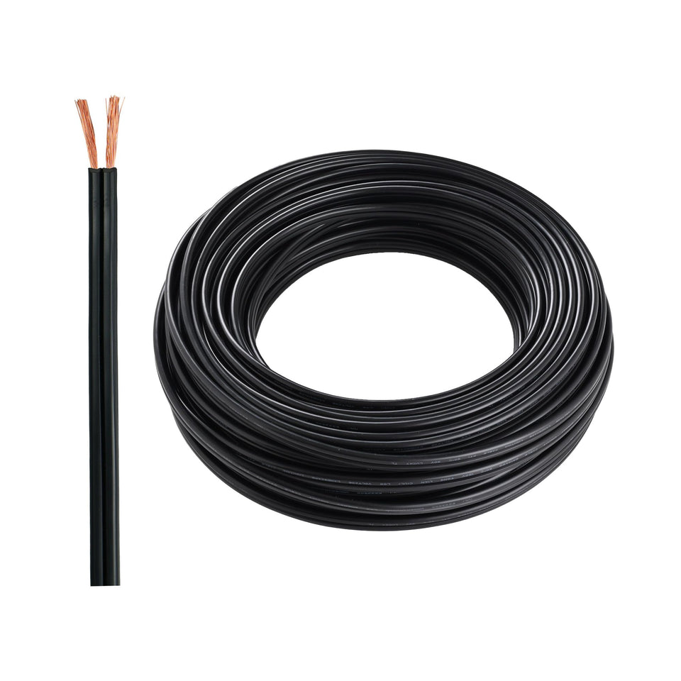 Lucky TL 14/2 low voltage wire coil, 100 ft for outdoor lighting installations.