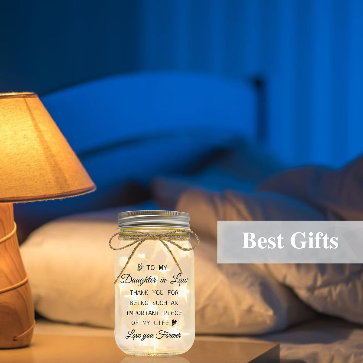 Luckyyds warm words printed on jar add cozy sentiment to spaces