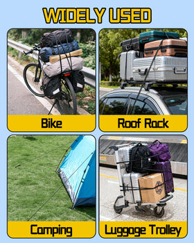 LuckyStraps 60-inch cords in use for secure, hassle-free securing of gear