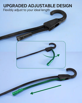 LuckyStraps 60in cord providing flexible tie-downs for bikes and luggage.