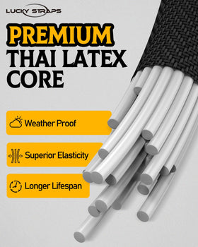 LuckyStraps multiuse bungee cords ideal for cargo, bikes, kayaks, or luggage