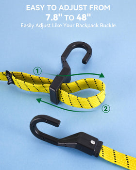 LuckyStraps quick-adjust buckle enables two-step length changes for fast setups