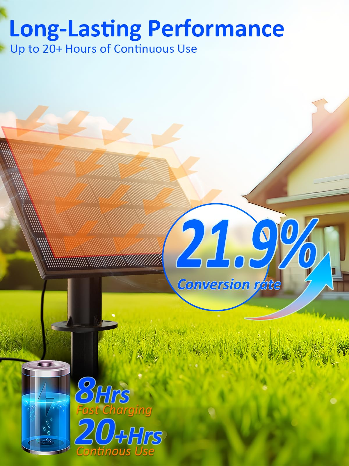 Luckystyle 18-led S11 bulbs deliver bright, even garden glow.