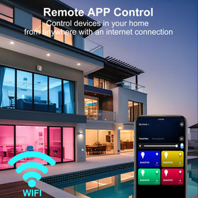 Luckystyle bulbs quick Alexa and Google setup over 2.4G Wi-Fi