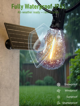 IP65 waterproof copper wire string by Luckystyle for all-weather use