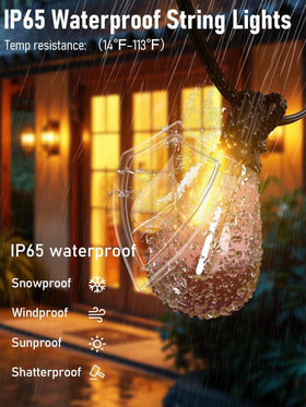Luckystyle shatterproof LED bulbs deliver durable outdoor lighting.