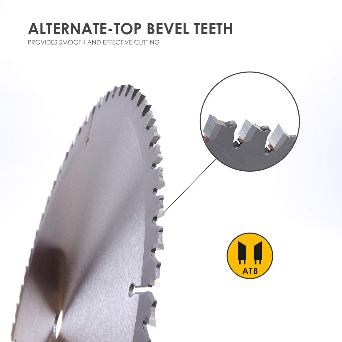 Luckyway carbide teeth blade with heat resistance for durable performance.
