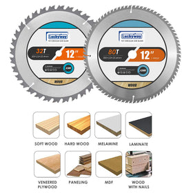 Luckyway 0.106-inch kerf enables precise material removal.