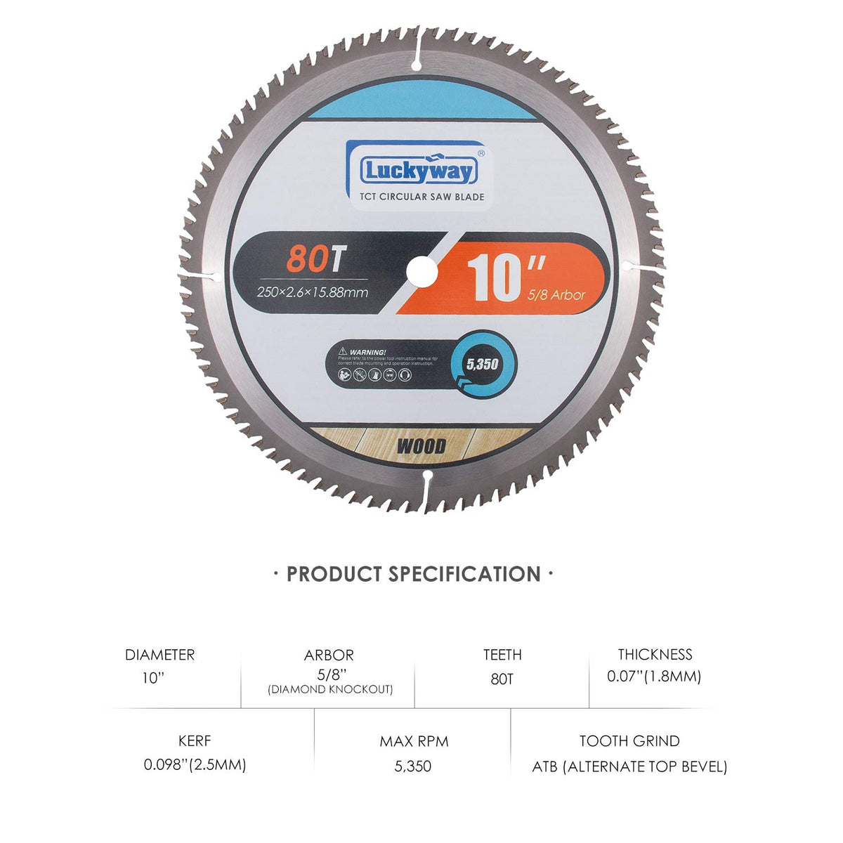 Luckyway 2 pack miter blades deliver fine finish