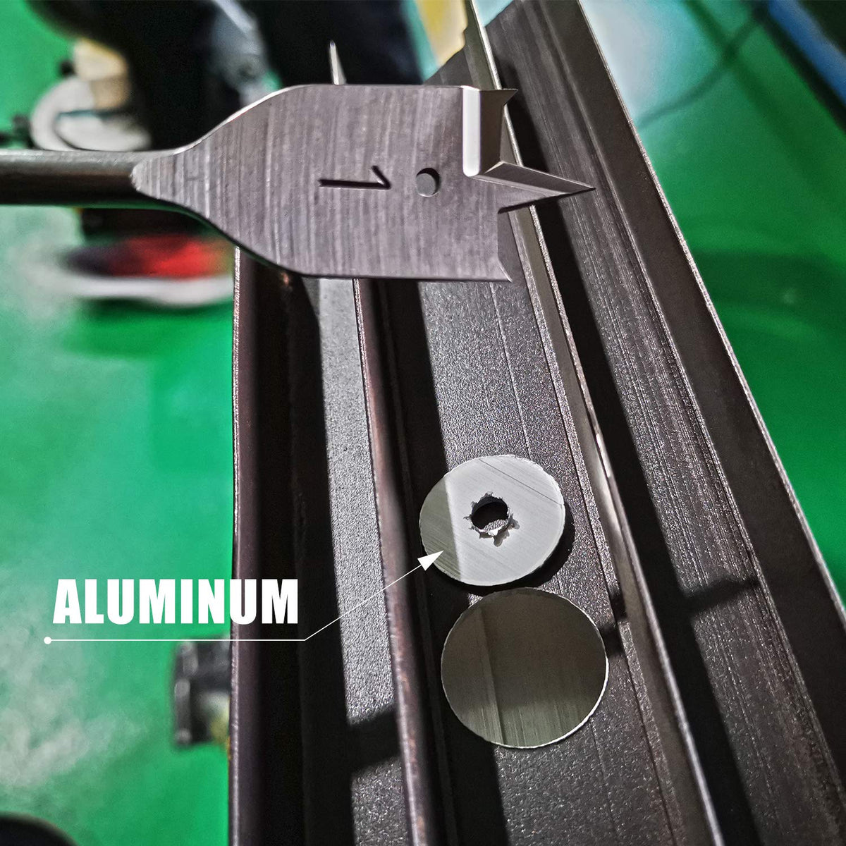 Luckyway spade drill bits made from heat-treated carbon steel for longevity