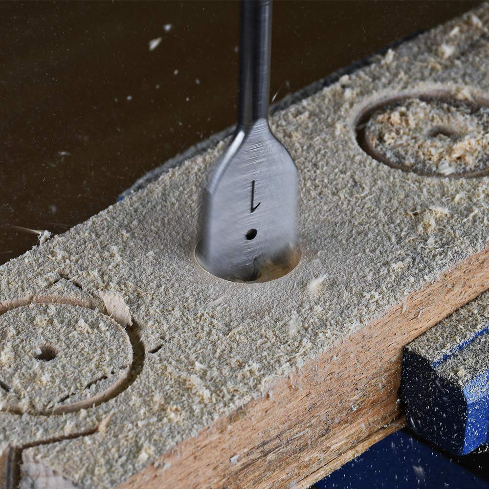 Luckyway spade bits with polished head indicating durability