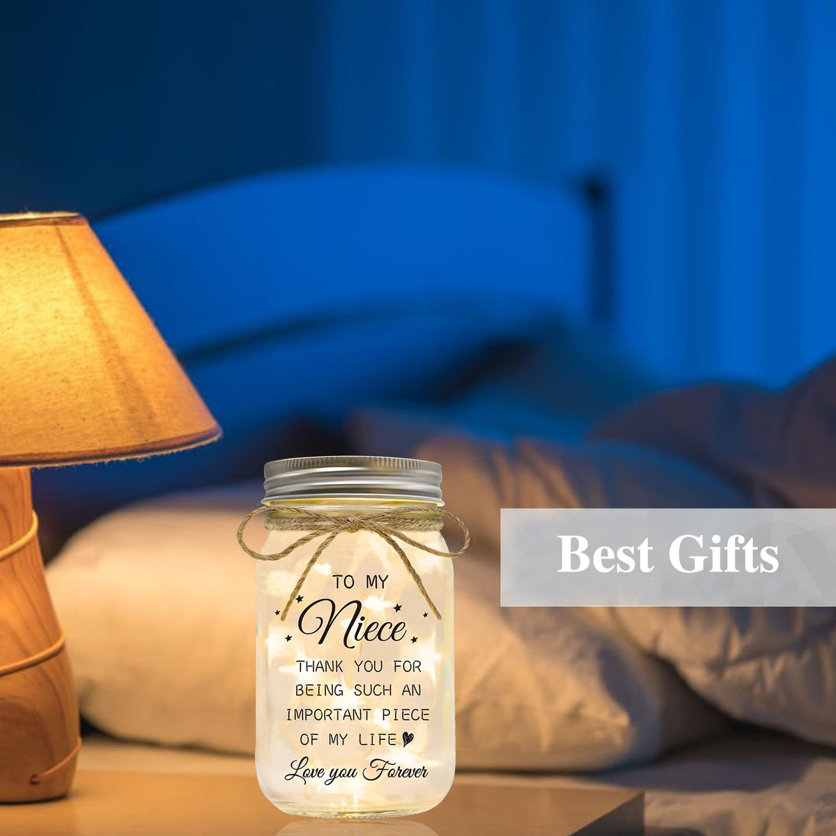 Luckyyds thickened glass mason jar adds durability and style
