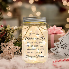 Luckyyds mason jar decor features printed words for a stylish accent.