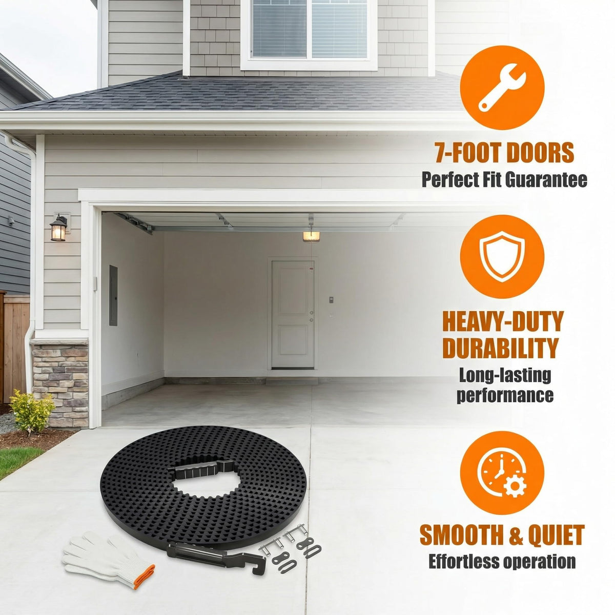 Luclyyasys reliable belt solution to reduce slippage and extend opener life.