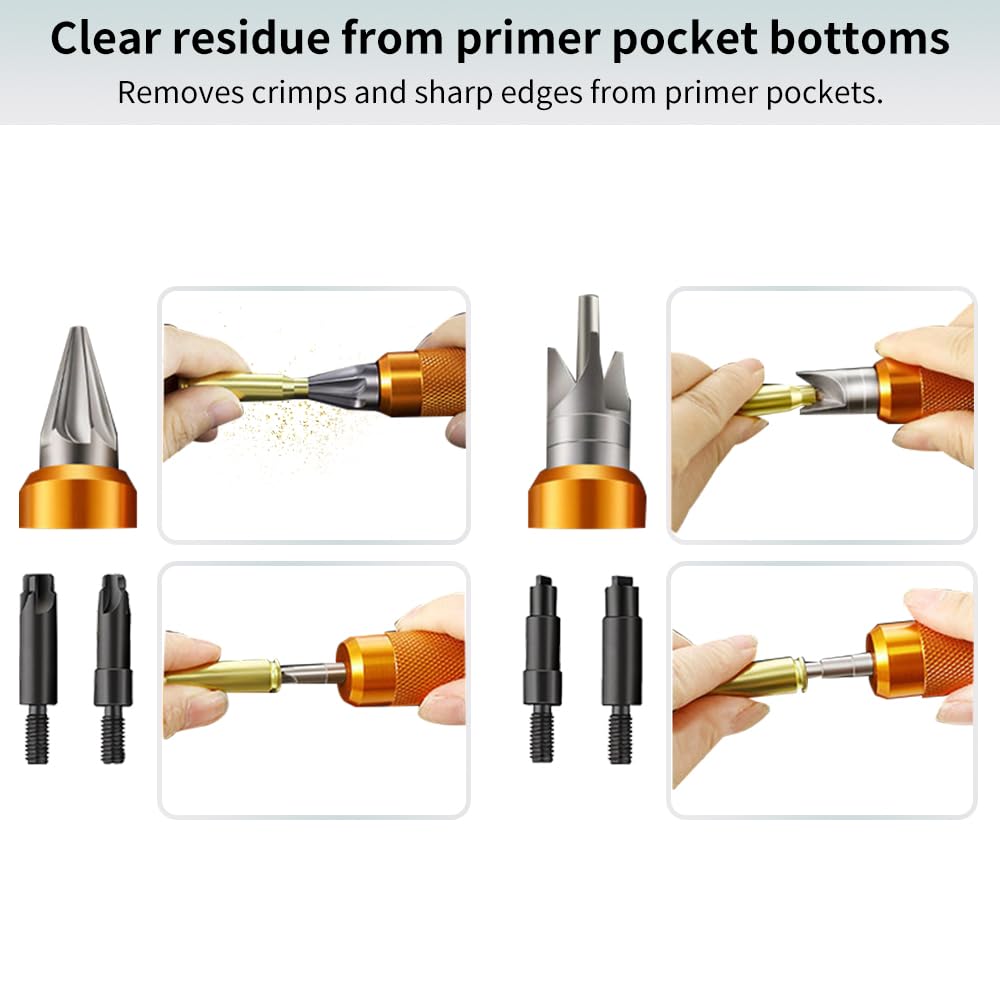 Ludex VLD Chamfer/Reamer featured for smooth seating and reduced case damage.