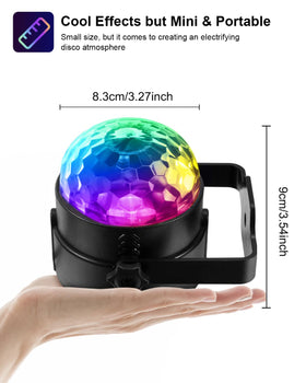 Luditek disco ball light remote control for easy operation