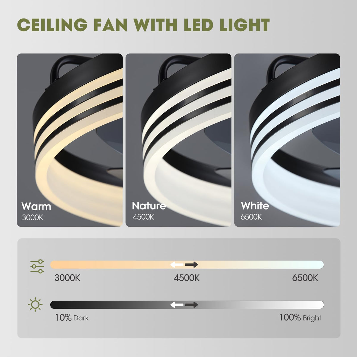 LUDOMIDE app control enables timer and settings management for the fan.