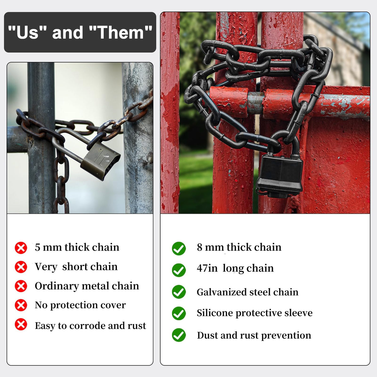 LUECMO lock set protects bikes and equipment in outdoor environments.
