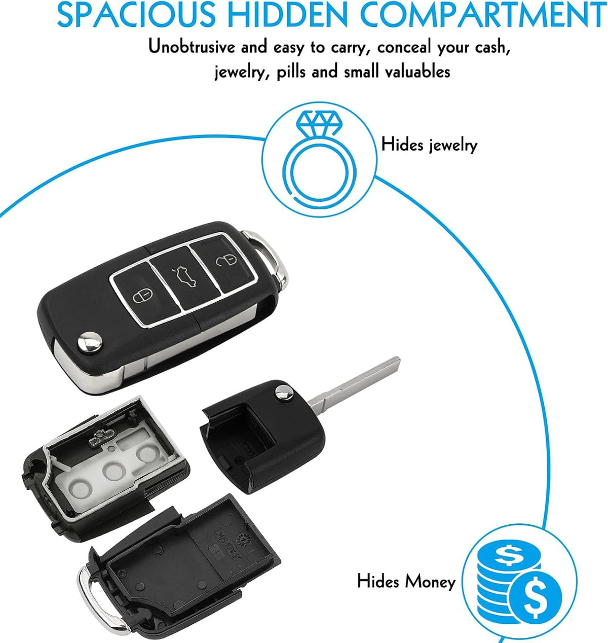 LUEXBOX easy-to-carry design fits in pockets or bags.