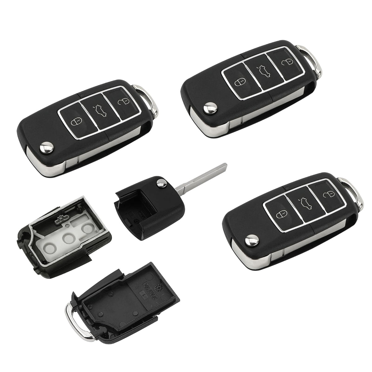 LUEXBOX four-pack remote fake car key with discreet storage for small valuables.