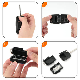 LUEXBOX secret safe diversion container blends with keys for inconspicuous hiding.