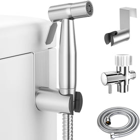 LUFEIDRA handheld bidet sprayer mounted on wall for gentle daily cleansing