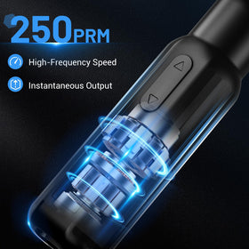 LUFF electric screwdriver with LED light for precise work in dark or narrow spaces