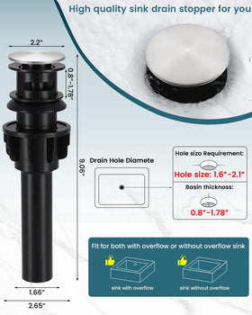 LUFG six-inch base plate supports 1- or 3-hole installations with neat lines.
