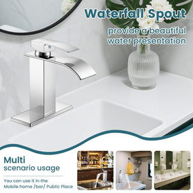 LUFG pop-up drain included for a clean, slim installation.
