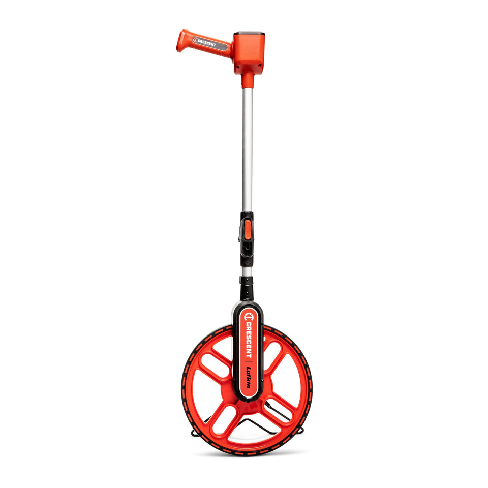 Lufkin CMW12 measuring wheel with handle-mounted counter for quick, readable measurements