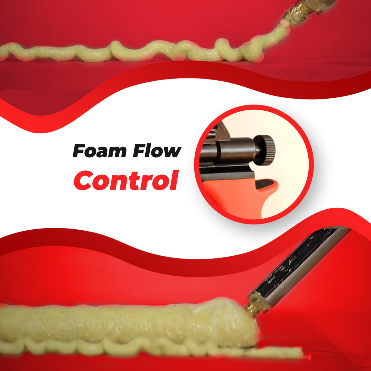 Luft Werkzeuge foam extender 1 extension for reach in tight areas